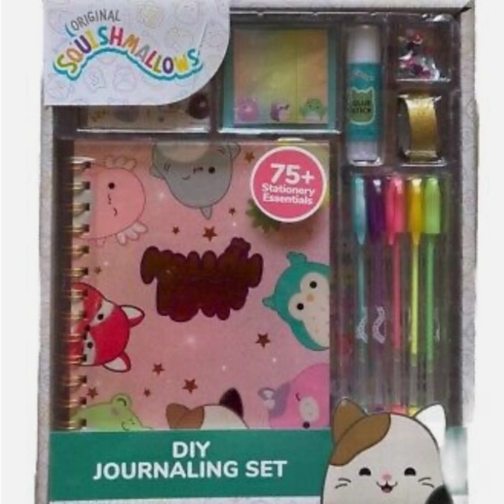 NWT-ORIGINAL SQUISHMALLOWS-
JOURNALING SET